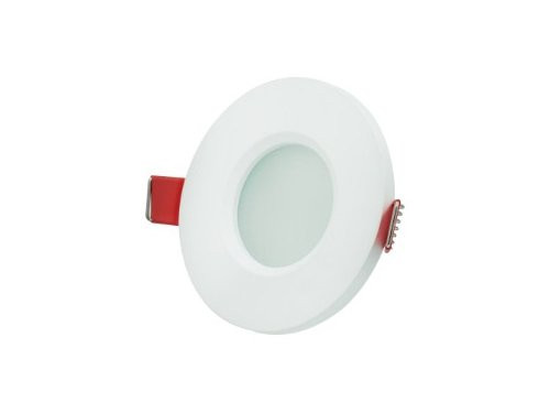 Foto van Inbouwspot vast rond 84mm wit IP65 Inbouwspot vast rond 84mm wit IP65
