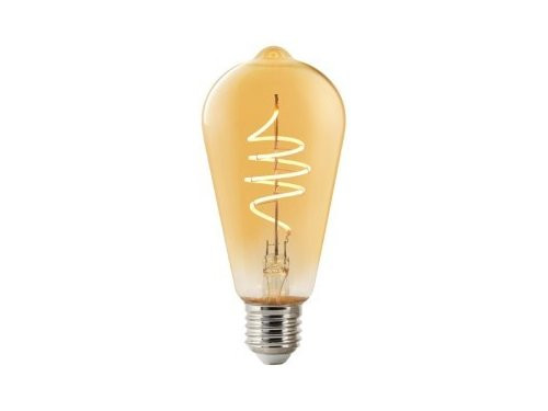 Foto van Nordlux LED ST64 E27 4,7-60W 2200K edison filament gold SMART dimbaar Nordlux LED ST64 E27 4,7-60W 2200K edison filament gold SMART dimbaar