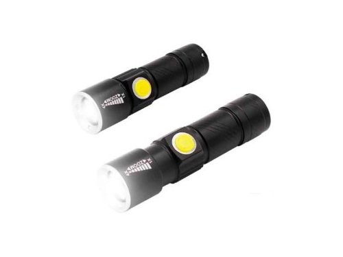 Foto van EDM LED zaklamp zoom 1W aluminium oplaadbaar EDM LED zaklamp zoom 1W aluminium oplaadbaar