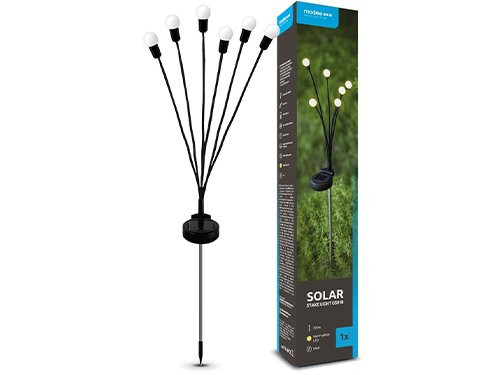 LED Solar prikspot met 6 sprieten 72cm