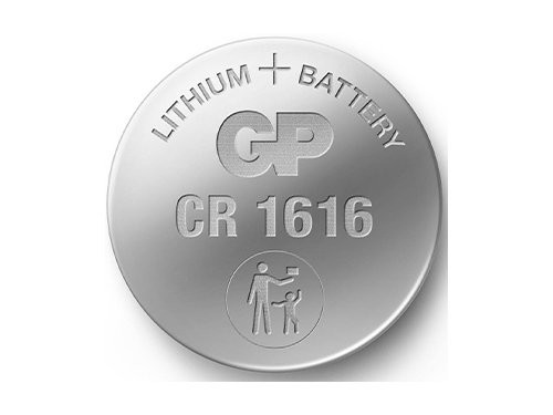 Foto van GP CR1616 lithium knoopcel batterij 3V blister(1) GP CR1616 lithium knoopcel batterij 3V blister(1)