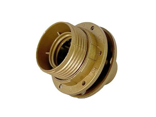 Lamphouder E27 goud met kraag en ring