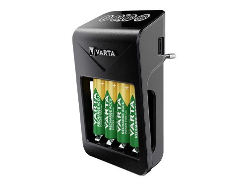 Foto van Varta Batterijlader LCD met 4x2100mA AA batterij Varta Batterijlader LCD met 4x2100mA AA batterij