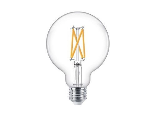 Philips LED Globe G95 E27 5,9-60W filament helder WarmGlow blister