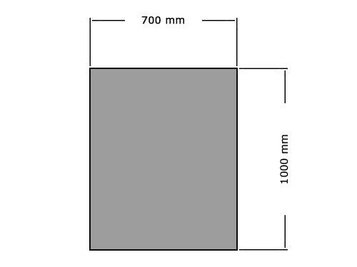 Pakking Papier 70x100cm 0.25mm