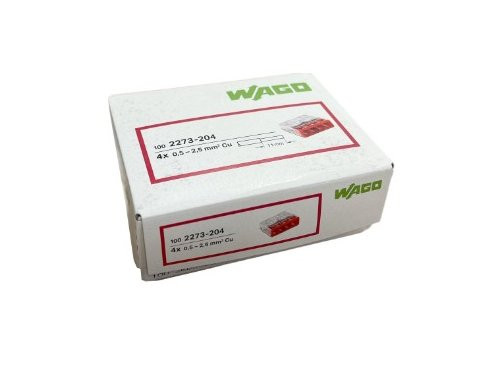 Foto van Lasklem 4-voudig mini 0,5-2,5mm doos(100) Lasklem 4-voudig mini 0,5-2,5mm doos(100)