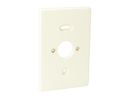 Montageplaat 2-voudig creme