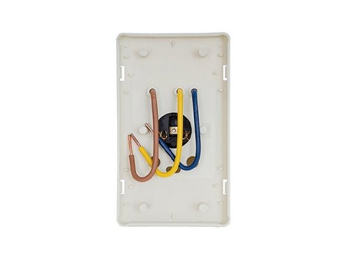 Deksel met stopcontact RA voor lasdoos creme POWER