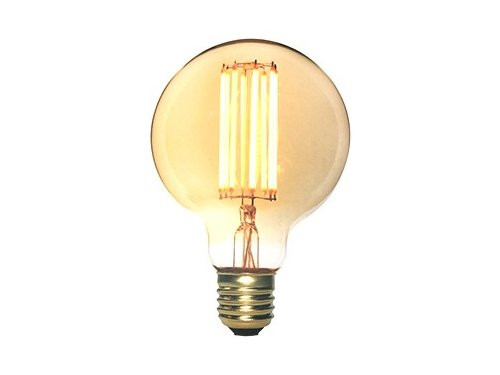 Foto van LED Globe G125 E27 6-40W filament gold dimbaar LED Globe G125 E27 6-40W filament gold dimbaar