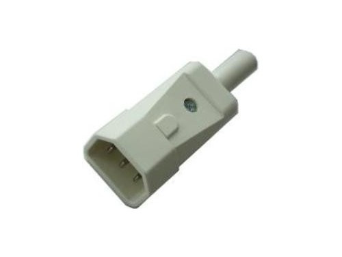Apparaat contra stekker C13 70 graden MK wit