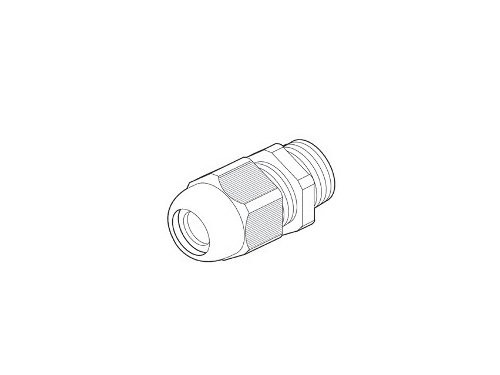 Foto van Wartel PVC M16 grijs IP68 per stuk Wartel PVC M16 grijs IP68 per stuk