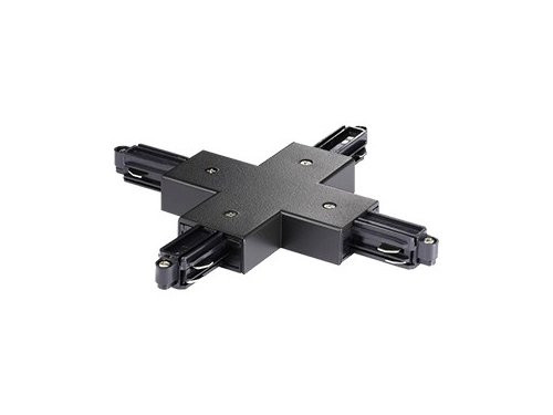 Foto van Link Rail X- koppelstuk 1 zwart fase Link Rail X- koppelstuk 1 zwart fase