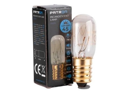 Buislamp helder E14 7W T18 18x50mm