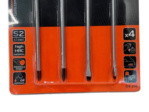 Schroevendraaierset lang 4 delig 250mm