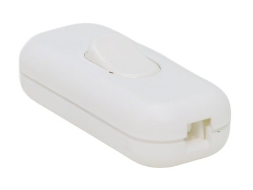 Snoerschakelaar wit 3A