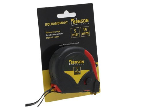 Rolmaat - Meetband rubber 5 meter - 19 mm