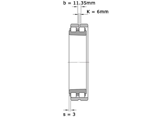 Foto van SKF Cilinderlager Tweerijig NN3038 K SPW33 (190x290x75mm) SKF Cilinderlager Tweerijig NN3038 K SPW33 (190x290x75mm)