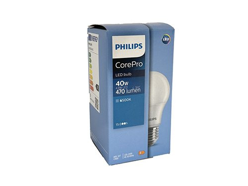 Philips LED GLS E27 4,9-40W 6500K mat