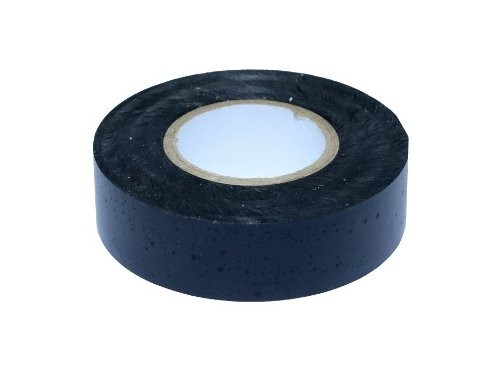 Isolatietape PVC 19mm rol 20m zwart