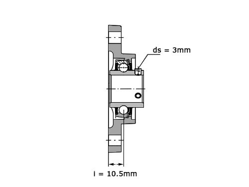 INA Lagerblok Ovaal PSFT20 (20mm)