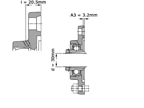 SKF Lagerblok Ovaal FYTJ35 KF (30mm)