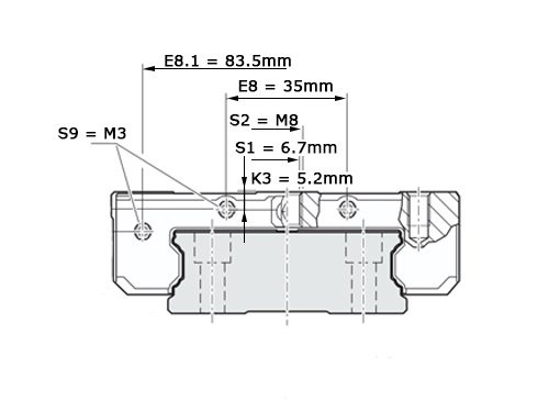 Foto van Bosch Rexroth Kogelwagen Koolstofstaal KWD-025-CNS-C0-H-1 Zonder Kogelketting Bosch Rexroth Kogelwagen Koolstofstaal KWD-025-CNS-C0-H-1 Zonder Kogelketting