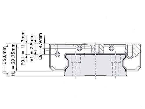 Foto van Bosch Rexroth Kogelwagen Koolstofstaal KWD-025-CNS-C0-H-1 Zonder Kogelketting Bosch Rexroth Kogelwagen Koolstofstaal KWD-025-CNS-C0-H-1 Zonder Kogelketting
