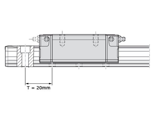 Foto van Bosch Rexroth Rollenwagen Koolstofstaal RWD-055-SNS-C2-H-2 Bosch Rexroth Rollenwagen Koolstofstaal RWD-055-SNS-C2-H-2