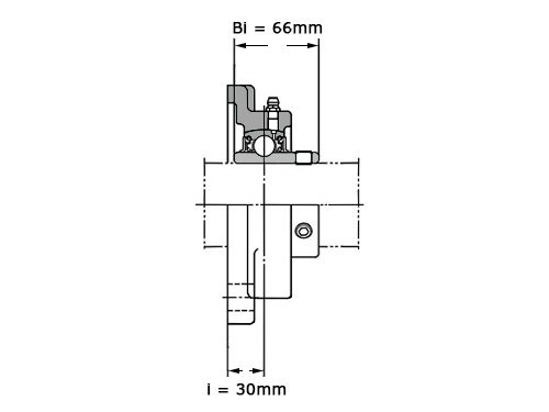 JTEKT - Koyo Lagerblok Vierkant UCF311 J (55mm)