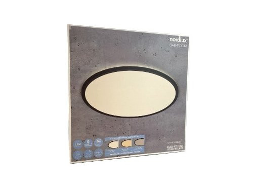 Foto van LED Plafonniere Oja 42 zwart 19W 3000K/ 4000K 42cm LED Plafonniere Oja 42 zwart 19W 3000K/ 4000K 42cm