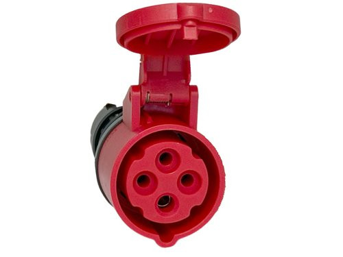 CEE 4P/32A/400V contra rood