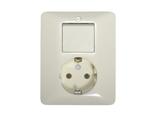 PEHA CREME inbouw combinatie RA wissel