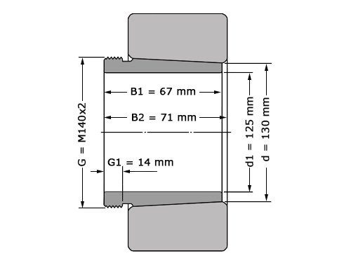 NKE Drukbus AHX3026 (125x140x67mm)]