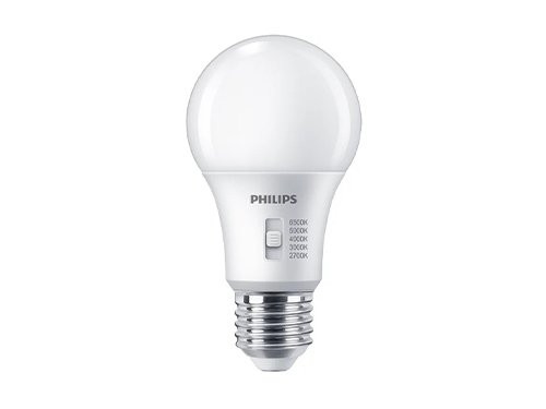 Foto van Philips LED GLS E27 8-60W 5CCT mat dimbaar Philips LED GLS E27 8-60W 5CCT mat dimbaar