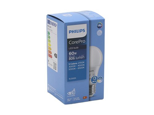 Foto van Philips LED GLS E27 8-60W 5CCT mat dimbaar Philips LED GLS E27 8-60W 5CCT mat dimbaar