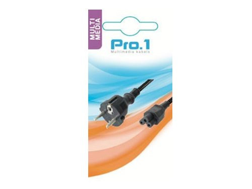 Voedingskabel 230V laptop klavertje 1.5m