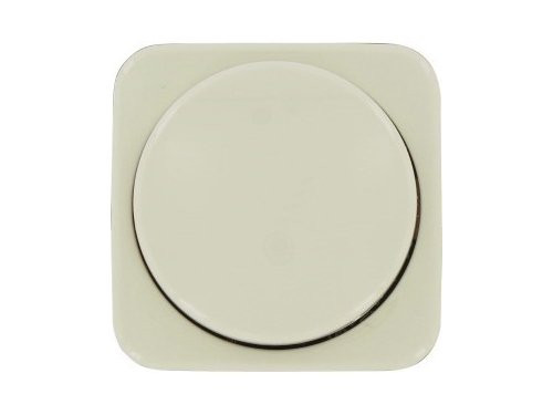 Foto van Busch Jaeger CREME afdekplaat + knop dimmer Busch Jaeger CREME afdekplaat + knop dimmer