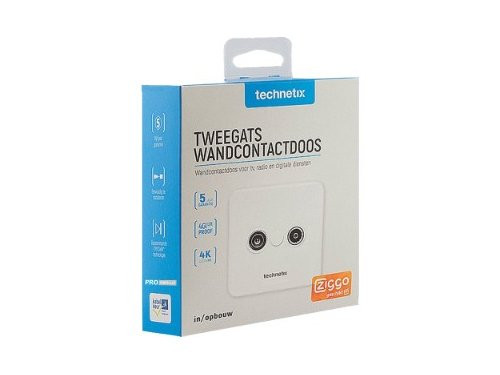 Coax einddoos radio/TV inbouw/opbouw TRAS-2000