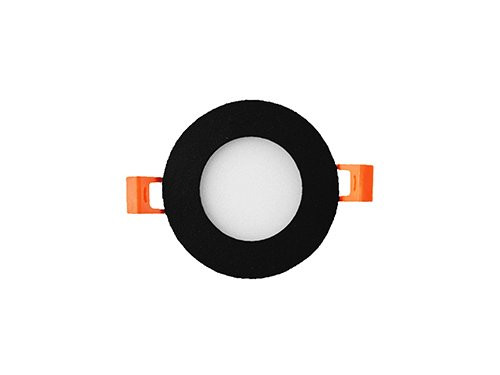 Foto van LED panel downlight 3W 3000K incl. driver zwart LED panel downlight 3W 3000K incl. driver zwart
