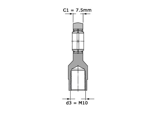 Foto van SKF Stangkop SIL10 C (10x30x9mm) SKF Stangkop SIL10 C (10x30x9mm)