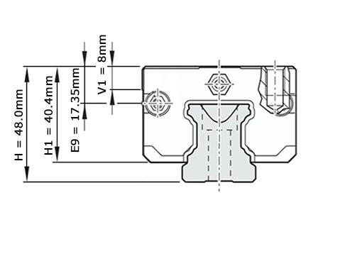 Foto van Bosch Rexroth Kogelwagen Koolstofstaal KWD-035-SLS-C2-H-1 Zonder Kogelketting Bosch Rexroth Kogelwagen Koolstofstaal KWD-035-SLS-C2-H-1 Zonder Kogelketting