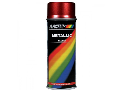 Motip Spuitbus Metallic Rood 400ml