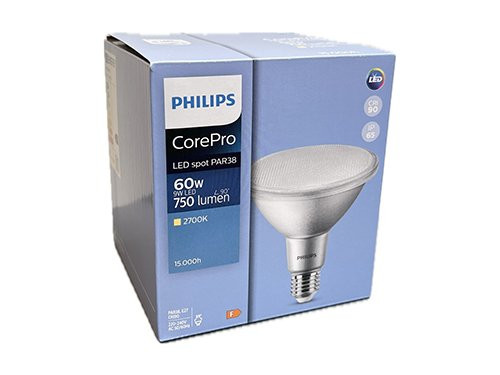 Foto van Philips LED spot PAR38 E27 9-60W 2700K 25gr IP65 Philips LED spot PAR38 E27 9-60W 2700K 25gr IP65