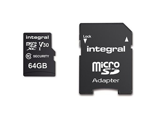 Micro SD geheugenkaart V30 64GB Security