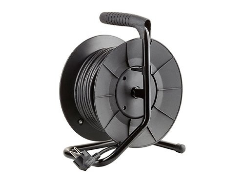 Kabelhaspel H05 3x1,5qmm 25m zwart