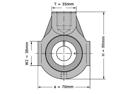 INA Lagerblok Span RHE25 (25mm)