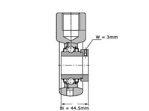 INA Lagerblok Span RHE25 (25mm)