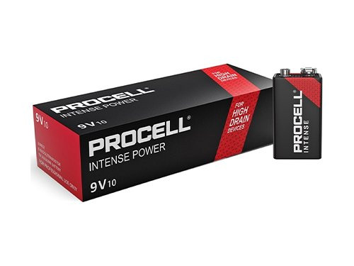 Foto van Duracell Procell Intense batterij E 9V doos(10) Duracell Procell Intense batterij E 9V doos(10)