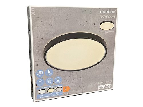 Foto van LED Plafonniere Noxy 17W 3000/4000K 35cm zwart LED Plafonniere Noxy 17W 3000/4000K 35cm zwart