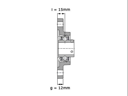 Foto van SNR Lagerblok Ovaal UCFA204 (20mm) SNR Lagerblok Ovaal UCFA204 (20mm)